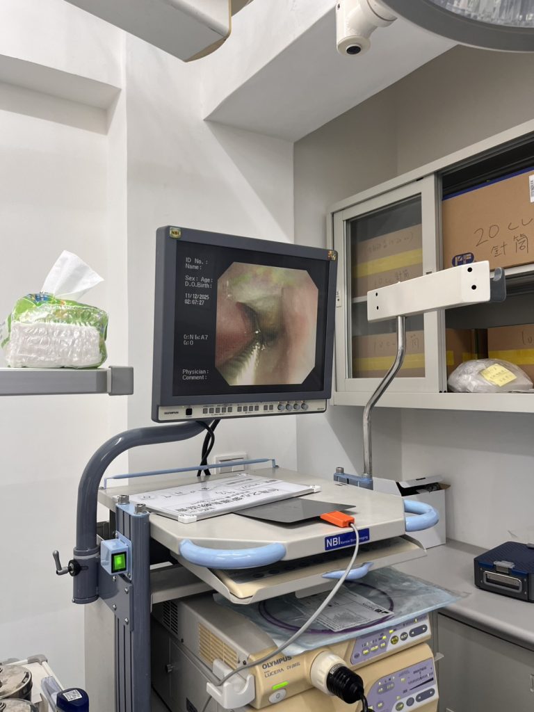 拍攝X光發現食道異物